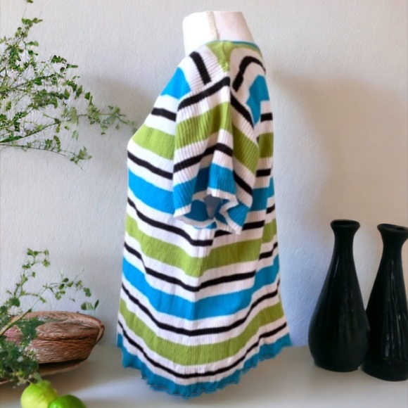 Crossing Pointe Plus Size Striped Sweater - Picture 7 of 10